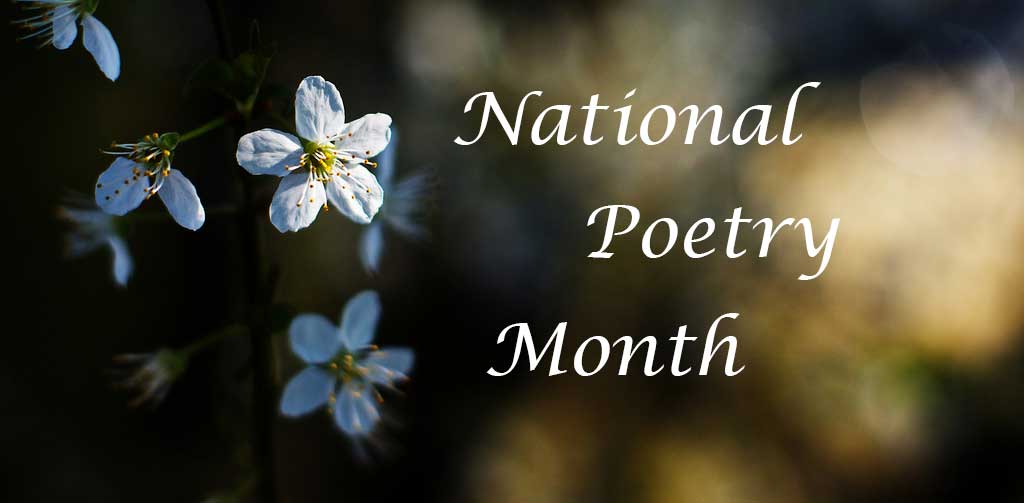 National Poetry Month (image with flowers)